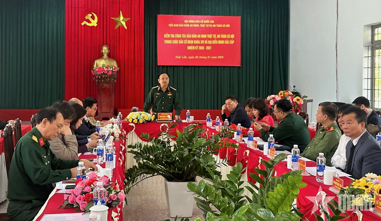 Bảo đảm an ninh, trật tự phục vụ bầu cử đại biểu Quốc hội tại Đắk Lắk